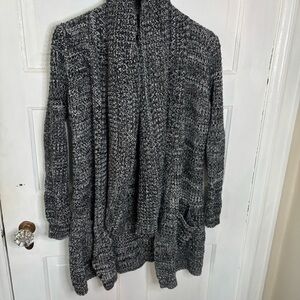 AZZ Trading Company Cozy Black and White Women's Cardigan Sweater